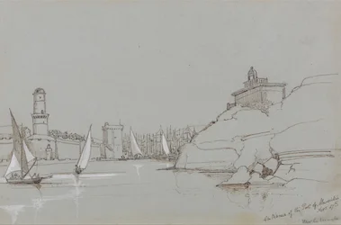 Eingang zum Hafen von Marseille