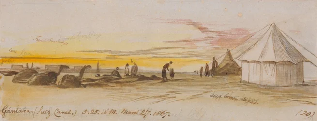 Gantara (Suezkanal), 5:25 Uhr, 27. März 1867