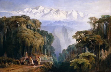 Kinchinjunga von Darjeeling