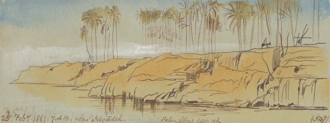 In der Nähe von Negadeh. 7:00 Uhr, 25. Feb. 1867 (547)