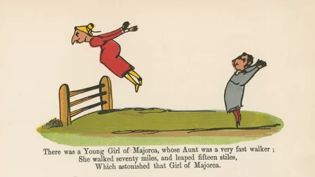 Es war ein junges Mädchen aus Mallorca, deren Tante eine sehr schnelle Läuferin war, aus 