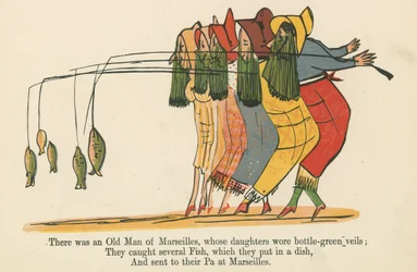 Es war ein alter Mann aus Marseille, dessen Töchter Flaschen-grüne Schleier trugen, aus 
