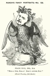 Karikatur von Punch (Stich)