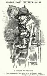 Karikatur von Punch: Sir Charles James Freake