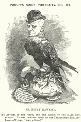 Punch-Karikatur: Sir Henry Hawkins