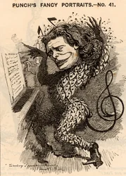 Anton Rubinstein (1829-1894) russischer Pianist, Komponist und Dirigent, Gründer des St. Petersburger Konservatoriums