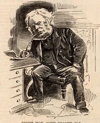 Karikatur von John Bright