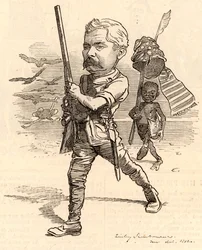 Illustration mit Henry Morton Stanley