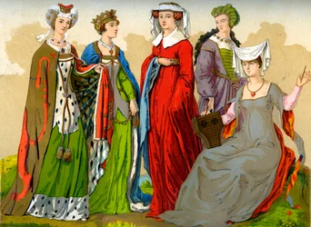 Englische Adlige, 15.-16. Jahrhundert, 1849