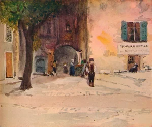 Das Tor, Tourettes, Provence, um 1899
