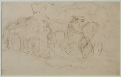 Pferd und Wagen (Nr. 9), ca. 1880er
