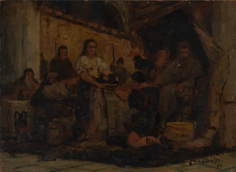 Salome empfängt den Kopf von Johannes dem Täufer