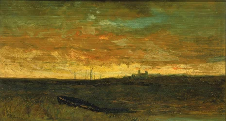 Sonnenuntergangsszene