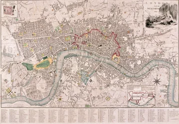 Karte von London