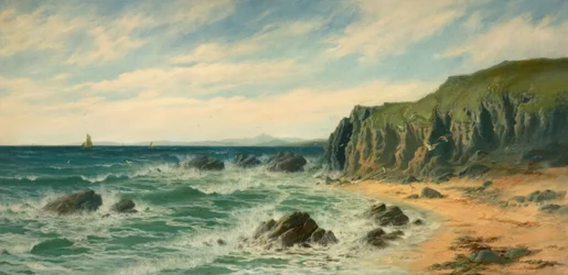 Küstenlandschaft, 1887