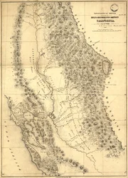 Topografische Skizze des Gold- und Quecksilberbezirks von Kalifornien, 1848
