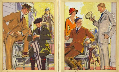 Werbung für Kleidung von Hart, Schaffner & Marx, veröffentlicht 1900