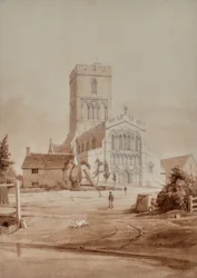 Kathedrale und Figur