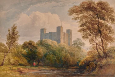 Landschaft mit Schloss
