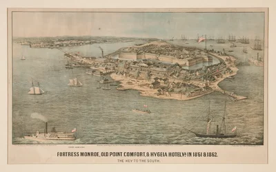 Festung Monroe, Old Point Comfort, & Hygeia Hotel, Va. in 1861 & 1862