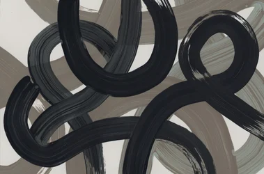Verflochtene Linienkunst