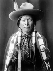 Jicarilla-Cowboy, New Mexico, ca. 1905, Foto Edward S. Curtis