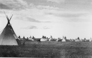 Piegan Camp, aus 