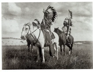 Sioux-Häuptlinge, Platte aus 