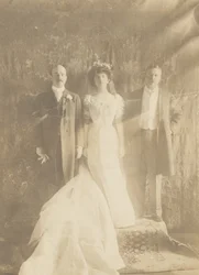 Theodore Roosevelt, Alice Roosevelt Longworth und Nicholas Longworth