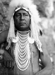 Upshaw, Apsaroke (Crow), ca. 1905, Foto von Edward S. Curtis