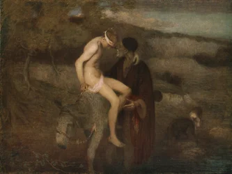 Der barmherzige Samariter, ca. 1890, ca. 1930