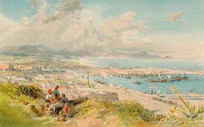 Barcelona, von Montjuich