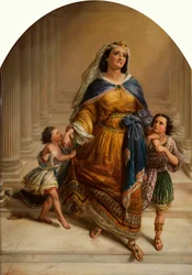 Mariamne, die Frau des Königs Herodes, und ihre Kinder auf dem Weg zu ihrer Hinrichtung