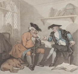Eine College-Szene oder ein vergeblicher Versuch auf die Geldbörse von Old Square-toes, 1. August 1787
