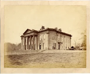 Ansicht des Roundhay-Hauses, Roundhay Park, Leeds
