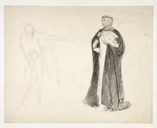 Frühe Studie für König Johann