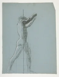 Figurenstudie für Der Geist des Vulkan, Genius der Arbeiter in Eisen und Stahl, Kapitolrotunde, Harrisburg, Pennsylvania