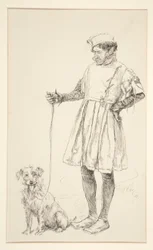 Launce und sein Hund, aus Akt IV, Szene iv, Zwei Herren aus Verona