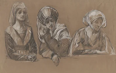 Studien von 3 Frauen für die Royal Exchange