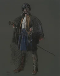 Studie für Apotheose von Pa.: Hudson (?)