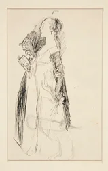 Studie für Die Erziehung der Isabella