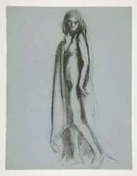 Studie für die Figur von 19 Uhr