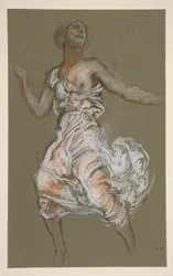 Studie für die Figur von 12 Uhr