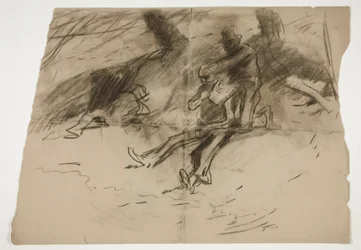 Zwei Figuren - (unidentifizierte Illustration)