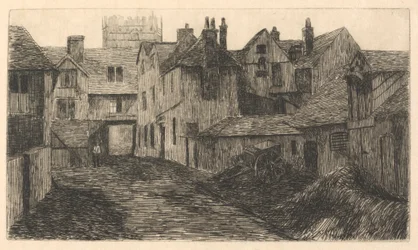 Bell Inn, Edmonton, Rückansicht - Äußerer Vorort - Norden