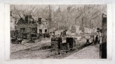 Vine Tavern, Mile End Road, Stepney, London, 1871