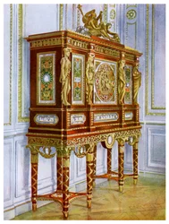 Schmuckschrank von Marie Antoinette, Versailles, Frankreich, 1911-1912