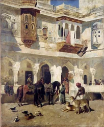 Der Rajah beginnt eine Jagd, ca. 1885