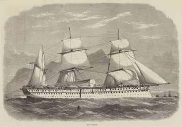 Indien und der Prinz von Wales, HMS Serapis