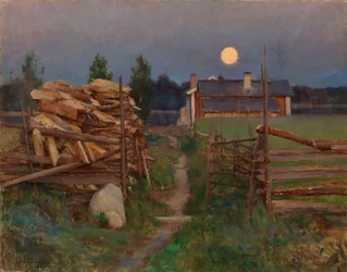 Mond einer Sommernacht